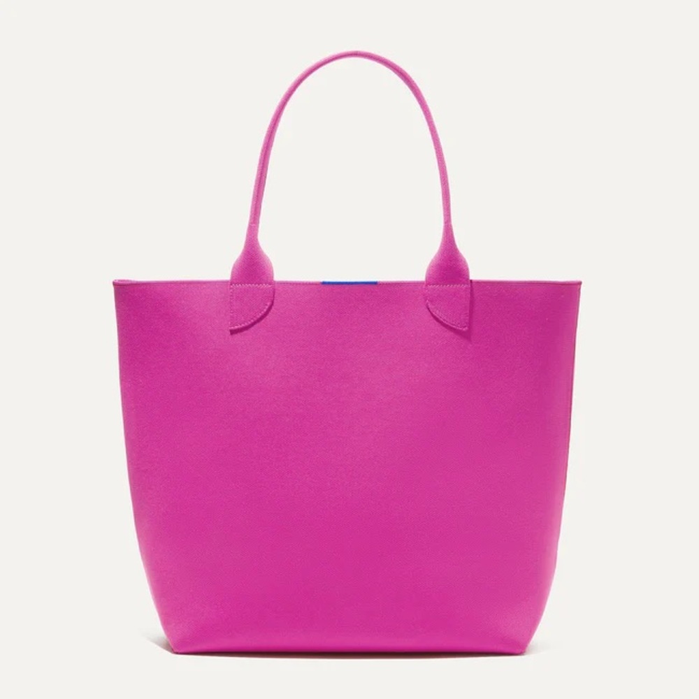 Rothy’s lightweight tote in dragonfruit